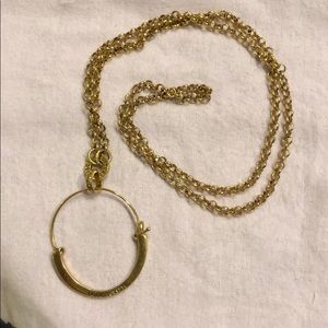 Juicy Couture necklace and charm holder
